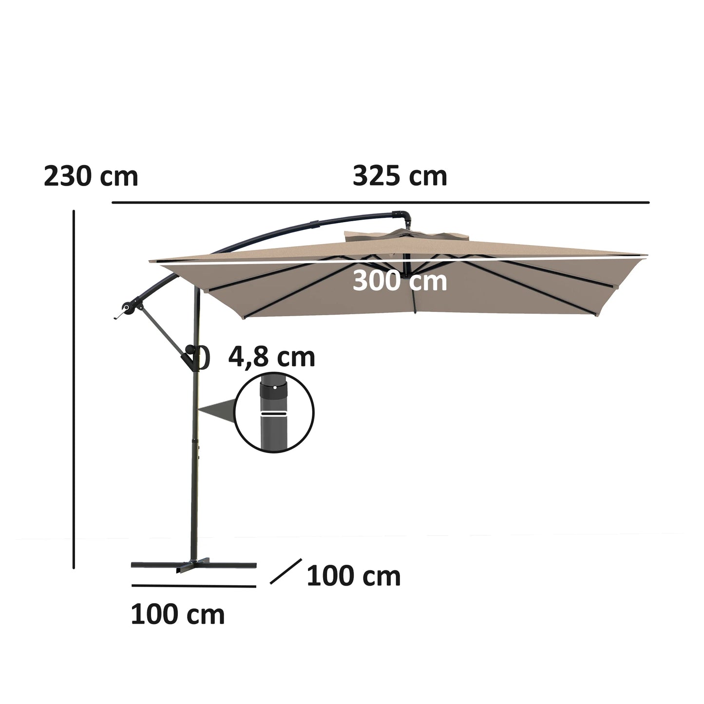 Parasol « Hélios »
